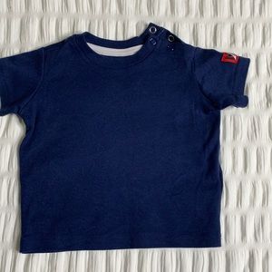 Blue NAUTICA baby polo tee